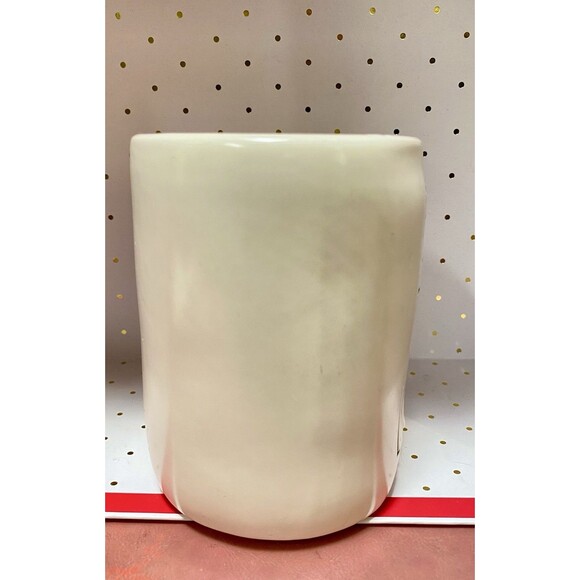 Rae Dunn Artisan Collection BE THE LIGHT White w/Blue Interior Coffee Mug 2020 - Picture 4 of 7